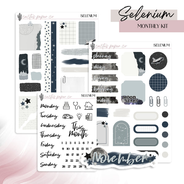 SELENIUM MONTHLY JOURNALING KIT