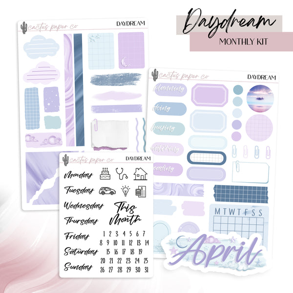 DAYDREAM MONTHLY JOURNALING KIT