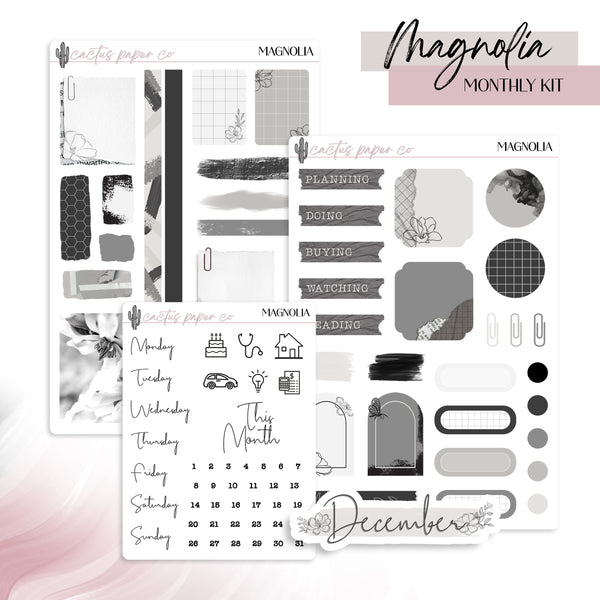 MAGNOLIA MONTHLY JOURNALING KIT