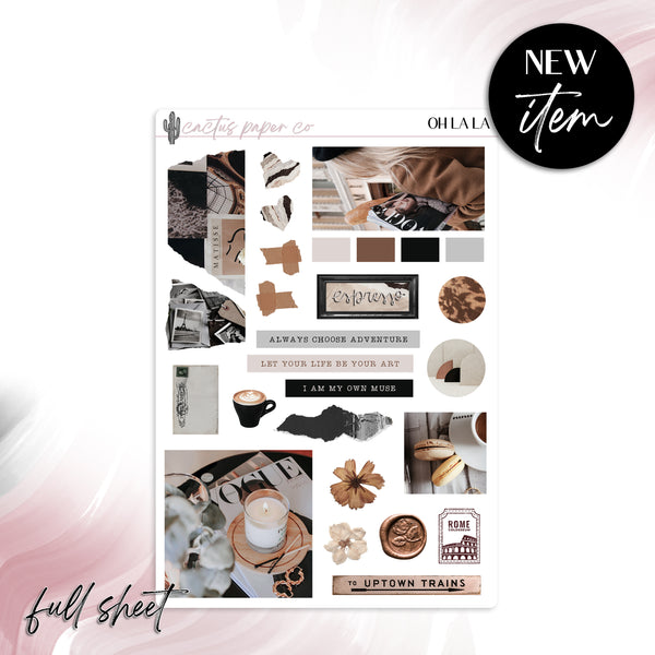 OH LA LA JOURNALING DECO