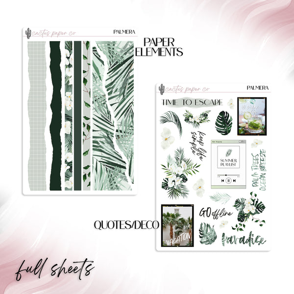 PALMERA MONTHLY JOURNALING ADD ONS