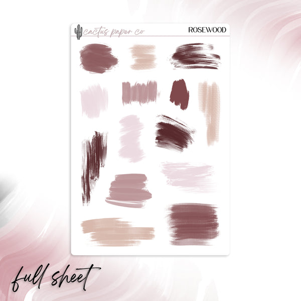 ROSEWOOD MINI BRUSH STROKES