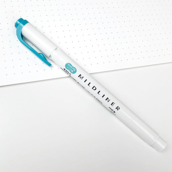 MILDLINER DUAL TIP - SMOKE BLUE - Cactus Paper Company